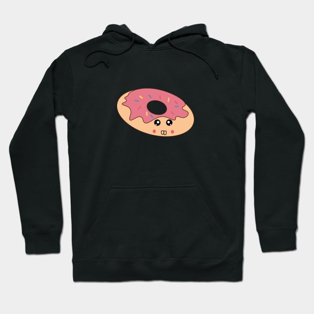 Adorable Kawaii Donut Hoodie by letzdoodle